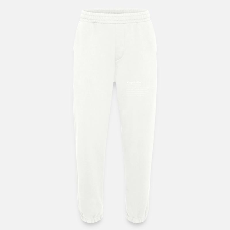 Klugscheißer Lustige Deutsche Redewendung - Heavyweight Jogginghose - made by SPREAD  - OFF WHITE