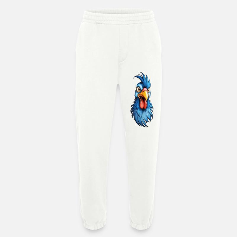 Ein blau-gefiederter Hahn - Heavyweight Jogginghose - made by SPREAD  - OFF WHITE