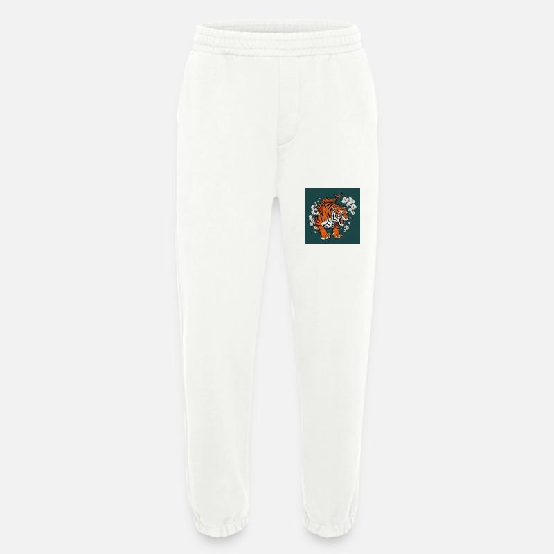 Gefährlicher Tiger - Comic Vibes - Heavyweight Jogginghose - made by SPREAD - OFF WHITE
