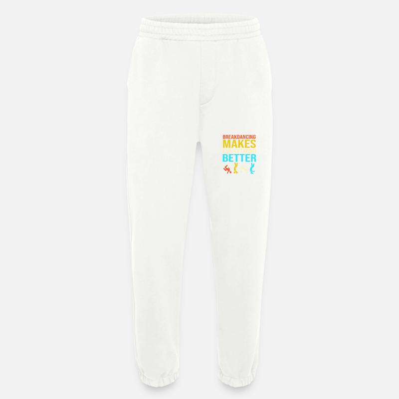 Breakdance - Heavyweight Jogginghose - made by SPREAD  - OFF WHITE