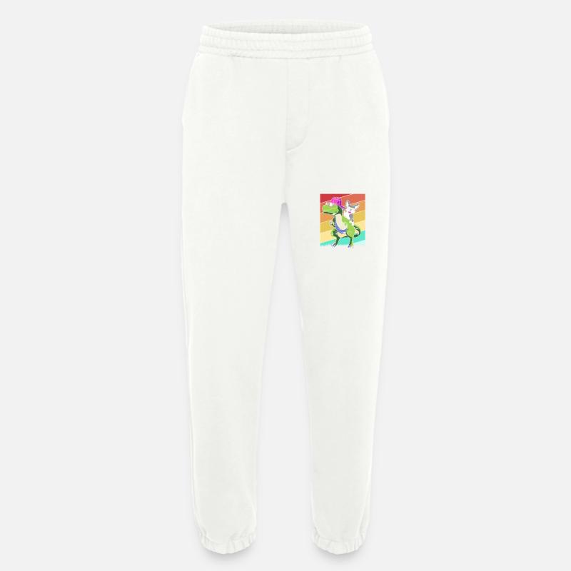 Boston Terrier - Heavyweight Jogginghose - made by SPREAD  - OFF WHITE
