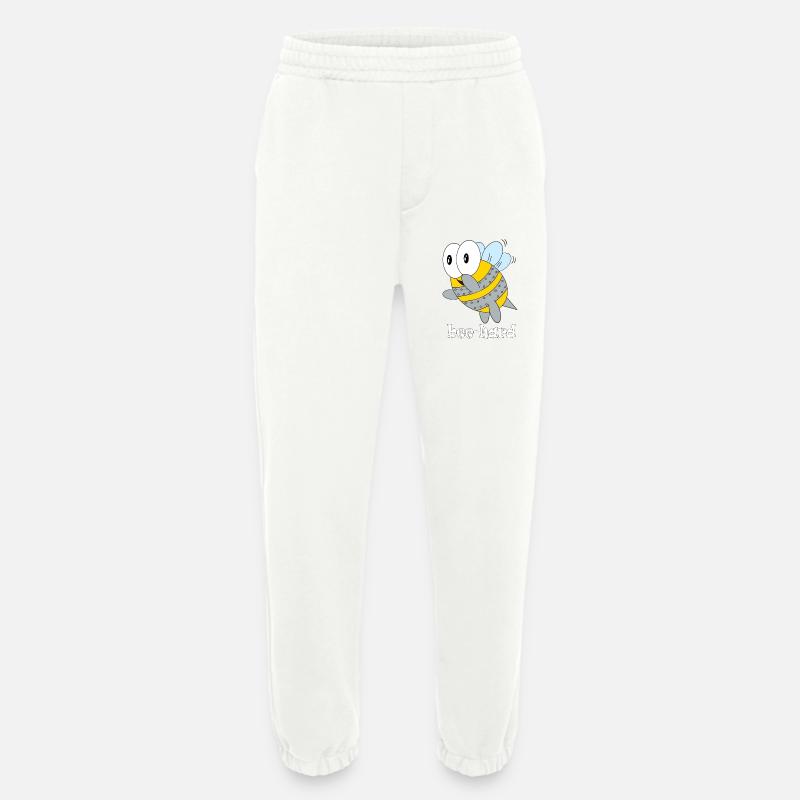 bee hard - Heavyweight Jogginghose - made by SPREAD  - OFF WHITE