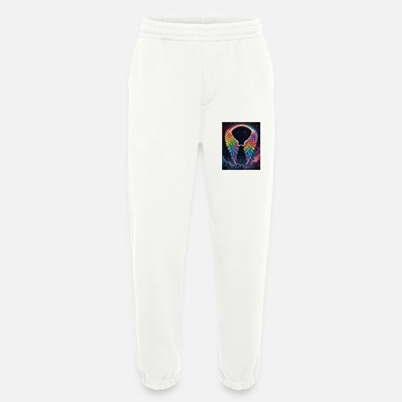 Regenbogenflug im Kosmos - Heavyweight Jogginghose - made by SPREAD  - OFF WHITE
