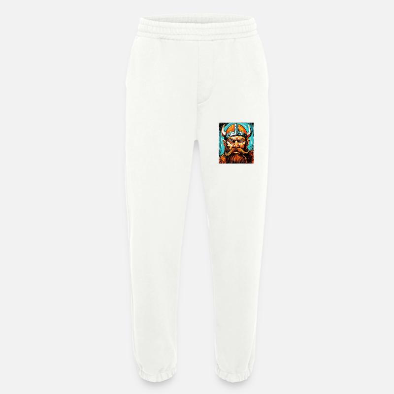 Wikinger Krieger Valhalla Odin - Heavyweight Jogginghose - made by SPREAD  - OFF WHITE