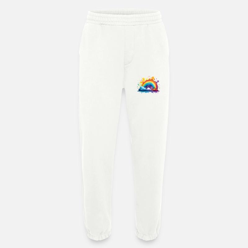 Dein Regenbogen - Heavyweight Jogginghose - made by SPREAD  - OFF WHITE