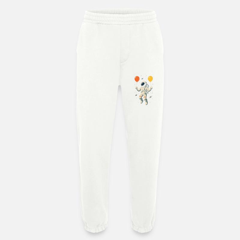 Astronaut mit bunten Luftballons - Heavyweight Jogginghose - made by SPREAD  - OFF WHITE