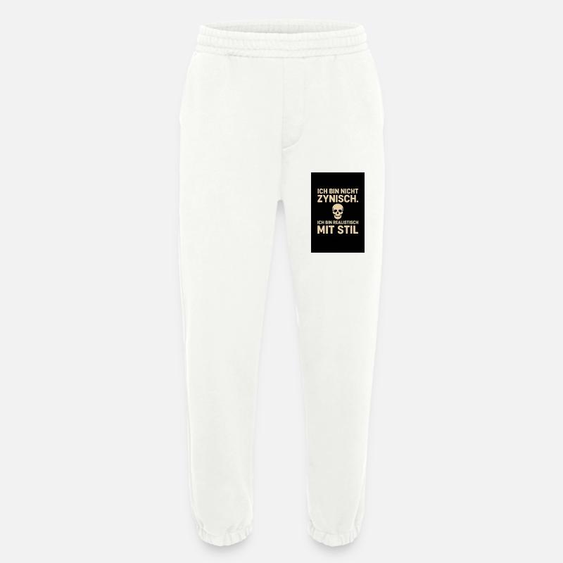 „Ich bin nicht zynisch - Heavyweight Jogginghose - made by SPREAD  - OFF WHITE