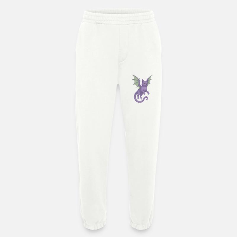 Katzendrache - Heavyweight Jogginghose - made by SPREAD  - OFF WHITE
