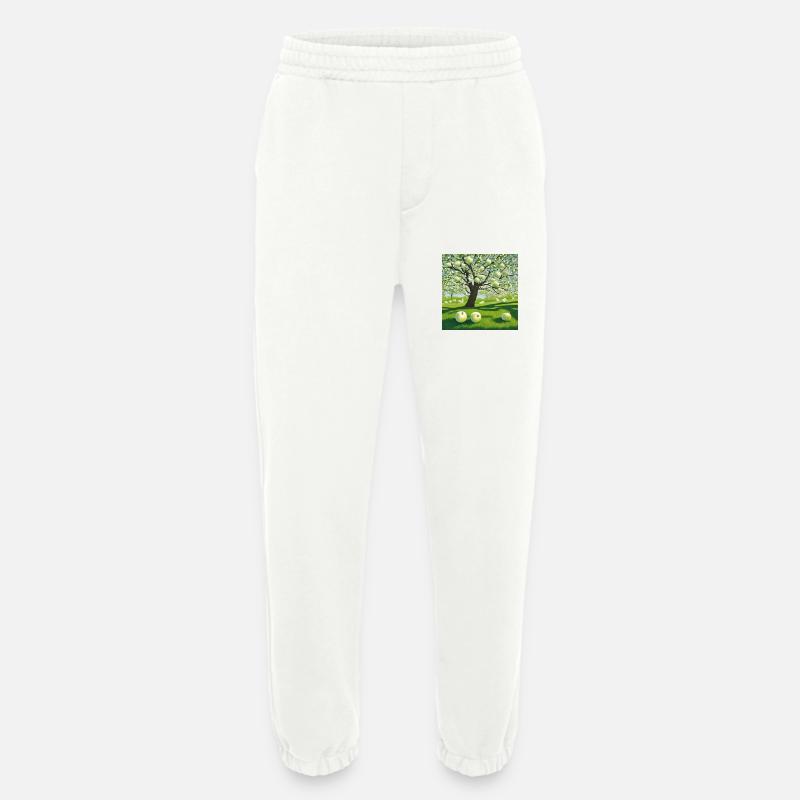 Falling Down - Heavyweight Jogging Pants - made by SPREAD  - OFF WHITE