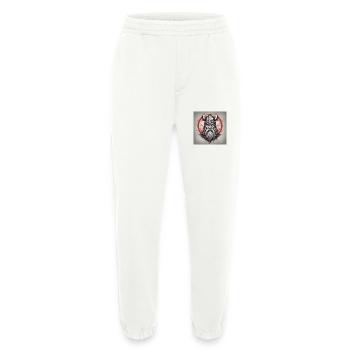 Odin Viking God - Heavyweight Jogging Pants - made by SPREAD  - OFF WHITE - Front