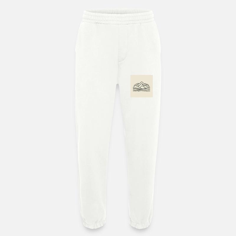 Tranquil Peaks - Heavyweight Jogginghose - made by SPREAD  - OFF WHITE