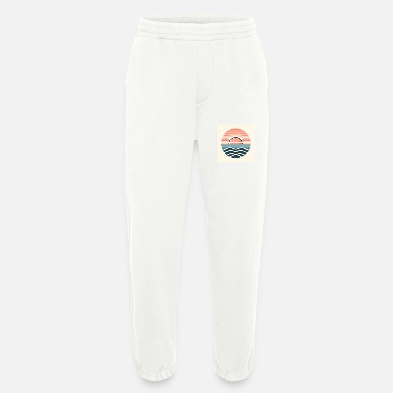 Oceanic Serenity - Heavyweight Jogginghose - made by SPREAD  - OFF WHITE