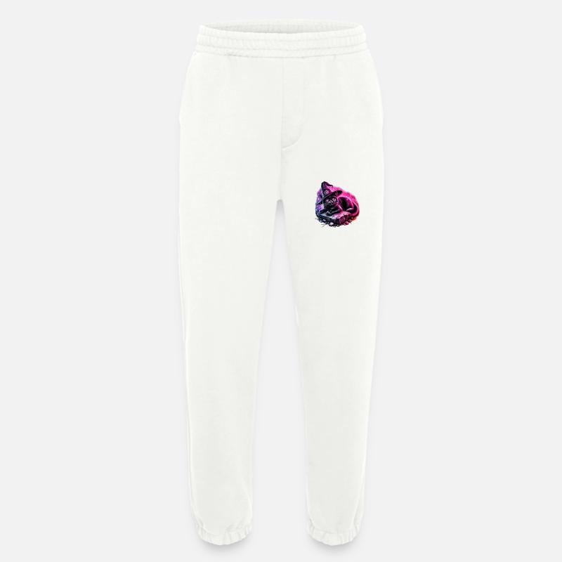 Halloween Cat - Heavyweight Jogginghose - made by SPREAD  - OFF WHITE