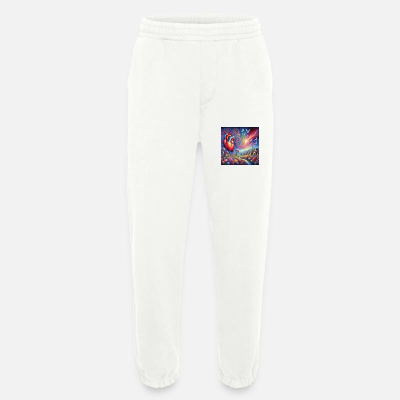 Das schwebende Herz - Heavyweight Jogginghose - made by SPREAD  - OFF WHITE