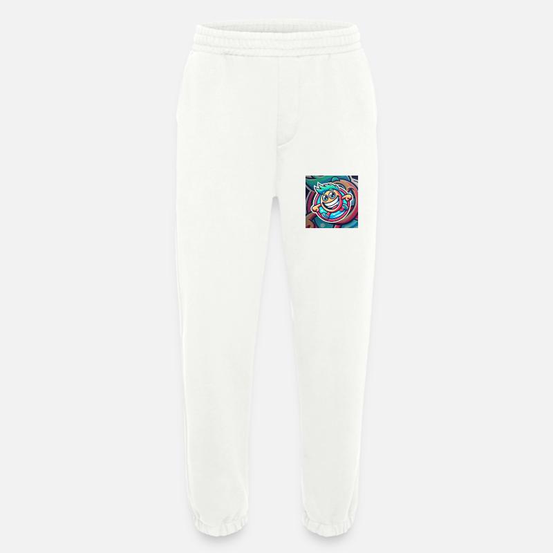 Fröhliche Cartoon-Atmosphäre - Heavyweight Jogginghose - made by SPREAD  - OFF WHITE