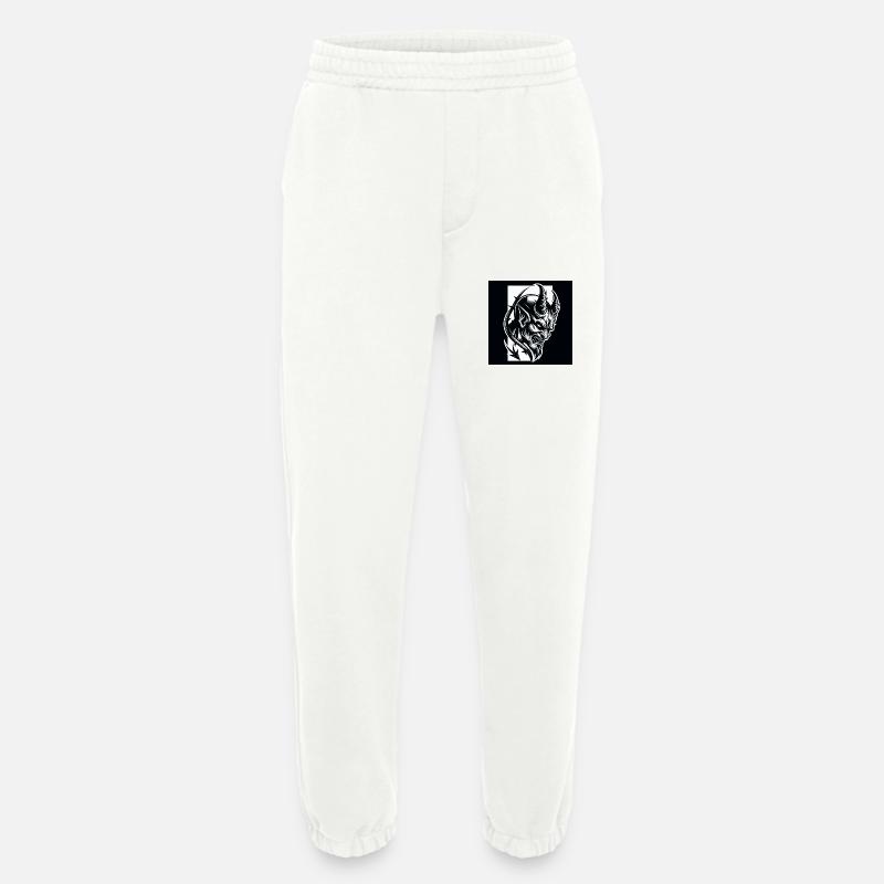 Devil - Heavyweight Jogging Pants - made by SPREAD  - OFF WHITE