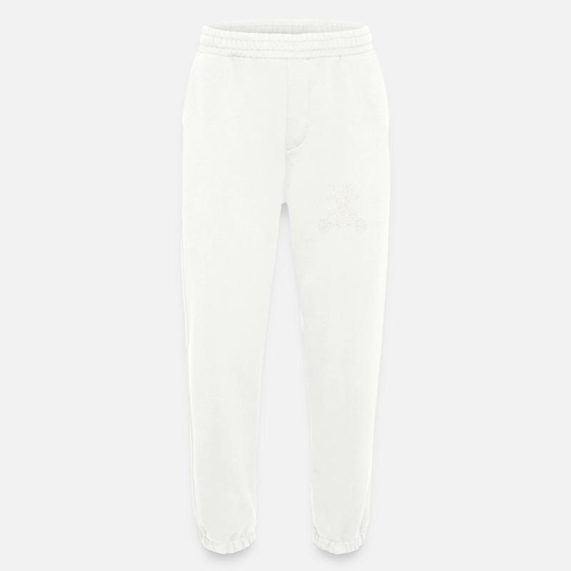 Push Yourself Bear - Heavyweight Jogginghose - made by SPREAD  - OFF WHITE