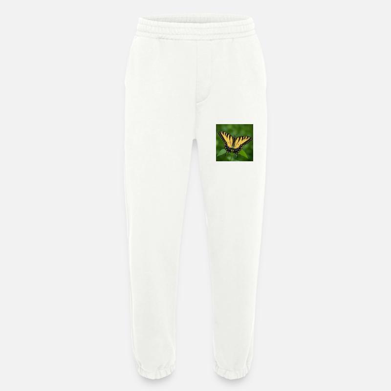 Eastern Tiger swallowtail - Heavyweight Jogging Pants - made by SPREAD  - OFF WHITE