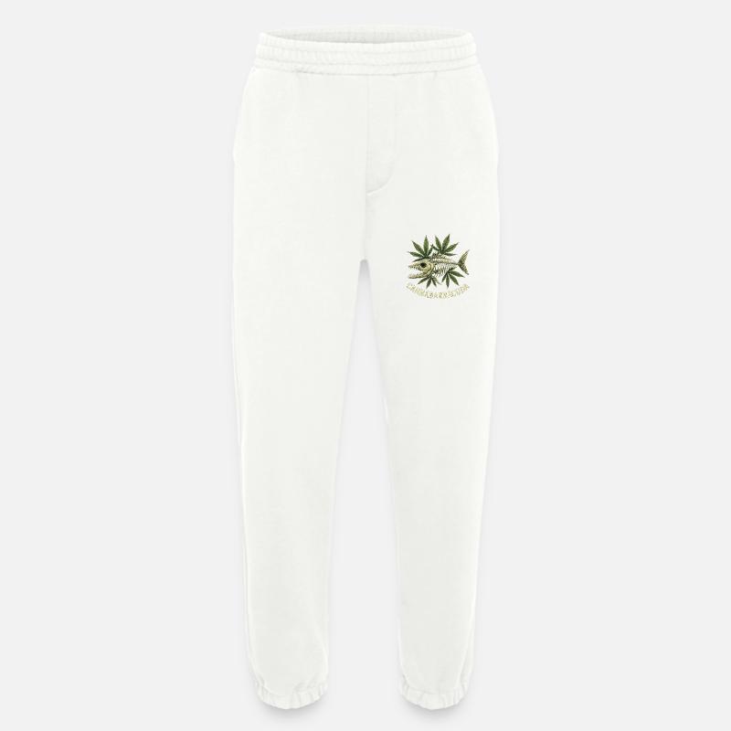 Cannabarracuda - Heavyweight Jogginghose - made by SPREAD  - OFF WHITE