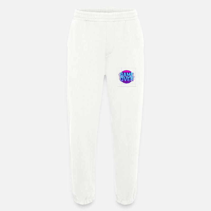 Game Over – Retro Glitch Arcade - Heavyweight Jogginghose - made by SPREAD - OFF WHITE