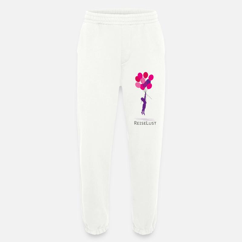 ReiseLust - Heavyweight Jogginghose - made by SPREAD  - OFF WHITE