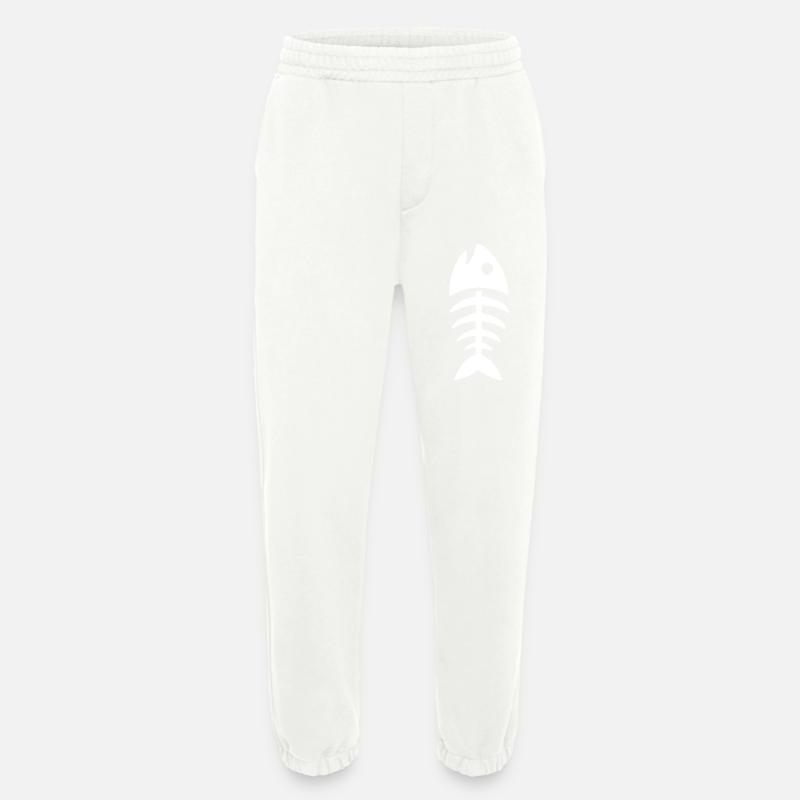 Fischgrate - Heavyweight Jogginghose - made by SPREAD  - OFF WHITE