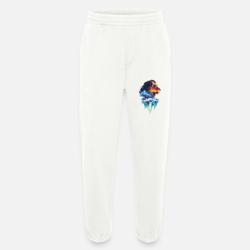 Löwe - Heavyweight Jogginghose - made by SPREAD  - OFF WHITE