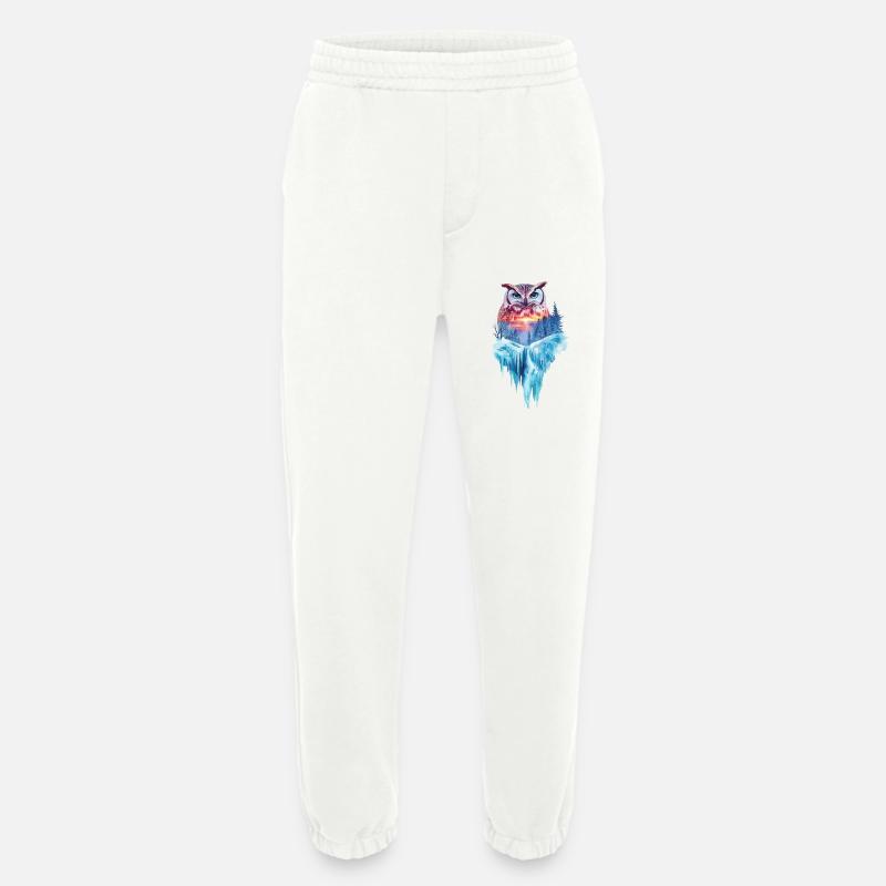 Eule - Heavyweight Jogginghose - made by SPREAD - OFF WHITE