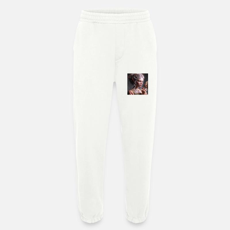 Fee und Schmetterling. - Heavyweight Jogginghose - made by SPREAD  - OFF WHITE