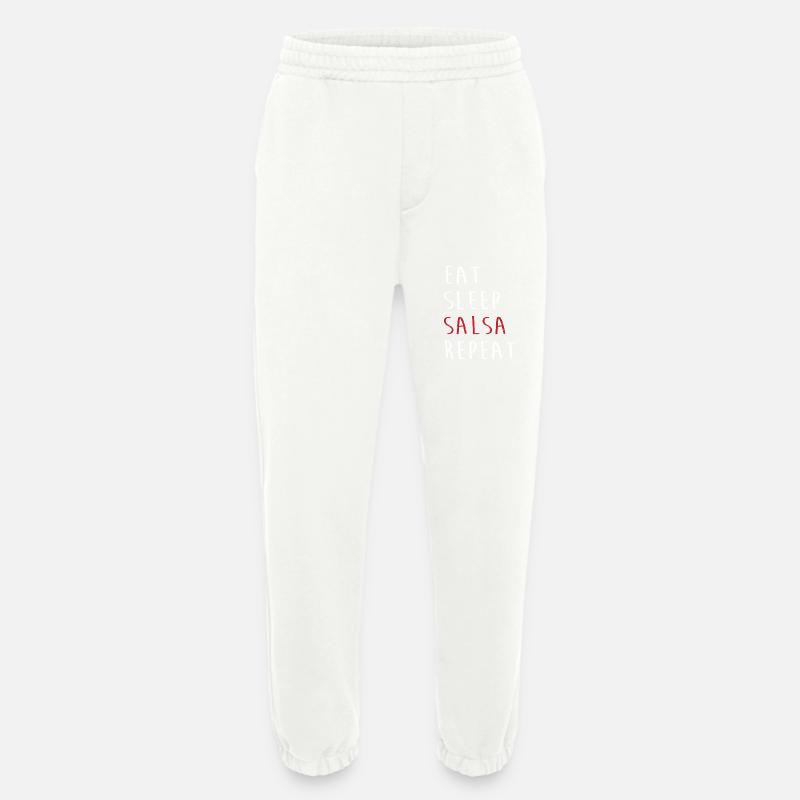 Danseuse de salsa Danseuse - Pantalon de jogging bio épais fabriqué en UE - OFF WHITE