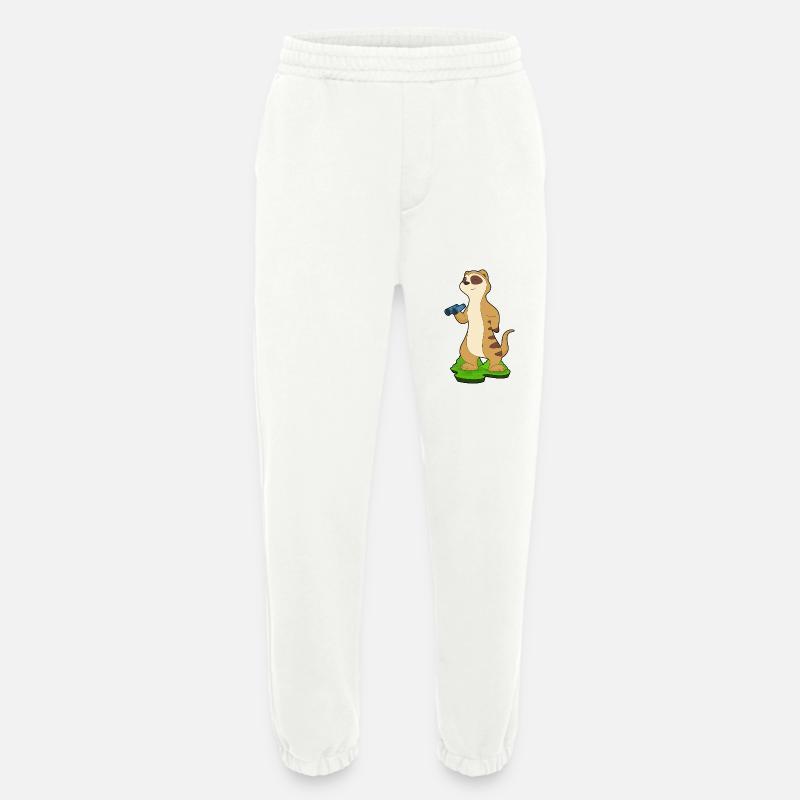 Erdmännchen Fernglas - Heavyweight Jogginghose - made by SPREAD  - OFF WHITE
