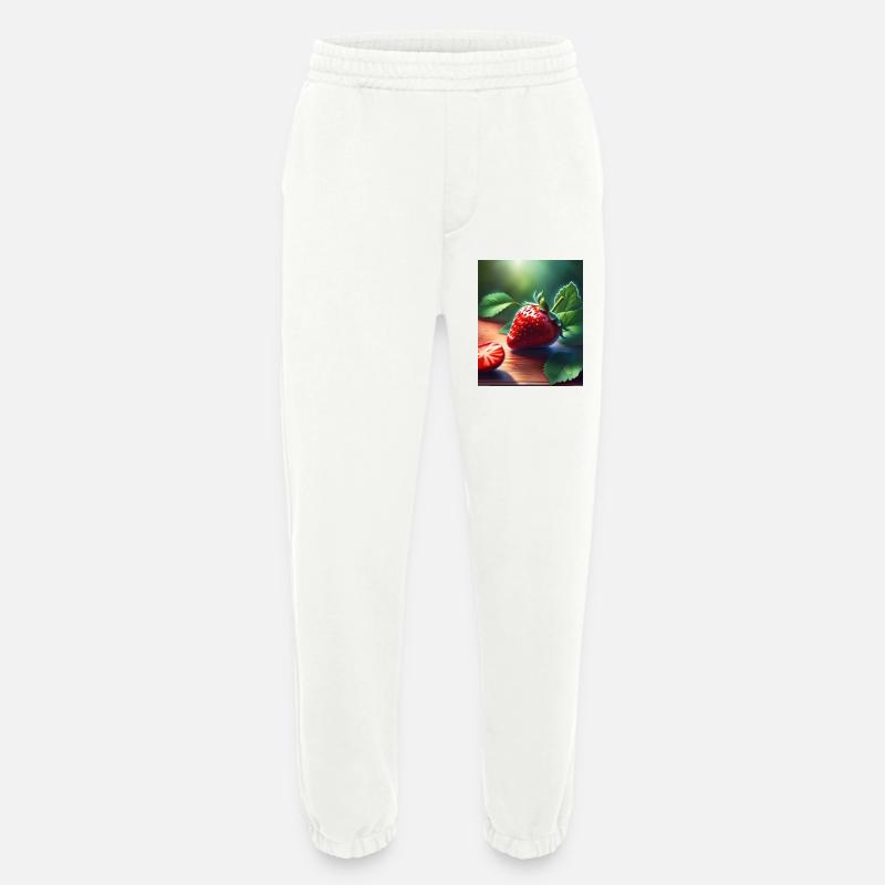 Rote saftige Erdbeere - Heavyweight Jogginghose - made by SPREAD  - OFF WHITE