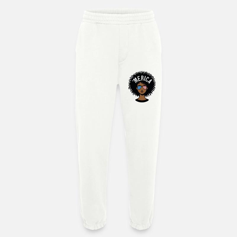 "merica Afro - Heavyweight Jogginghose - made by SPREAD  - OFF WHITE