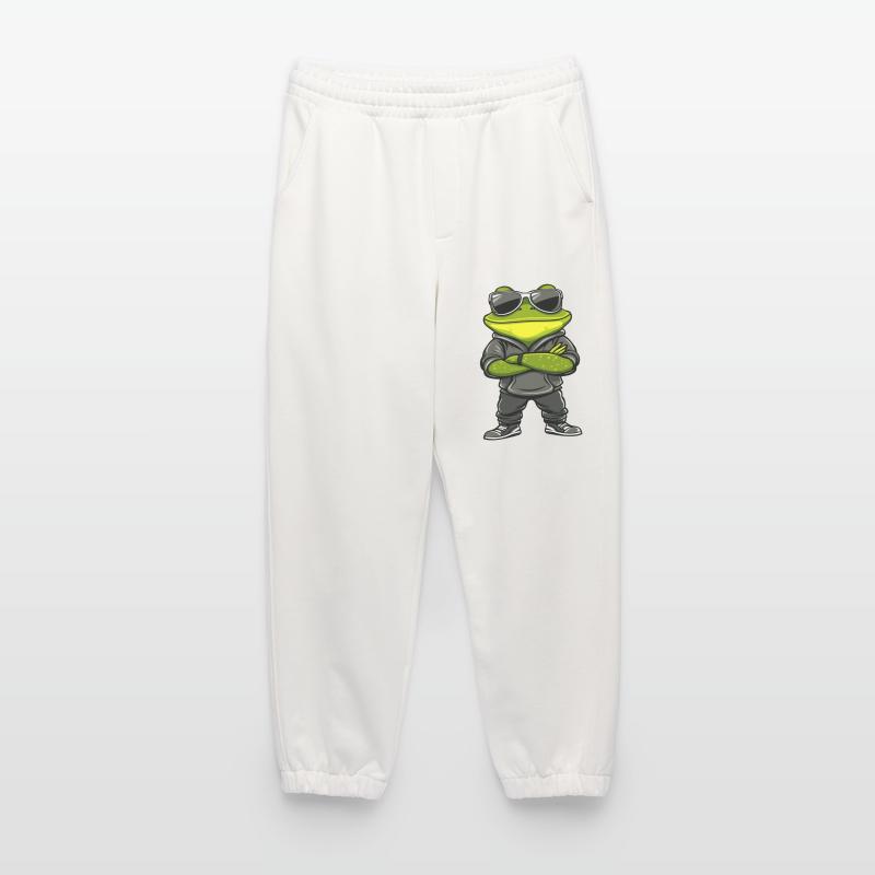 Frog Comic Cool Heavyweight Jogging Pants - made by SPREAD 