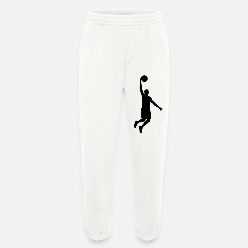 Basketballer - Heavyweight Jogginghose - made by SPREAD  - OFF WHITE