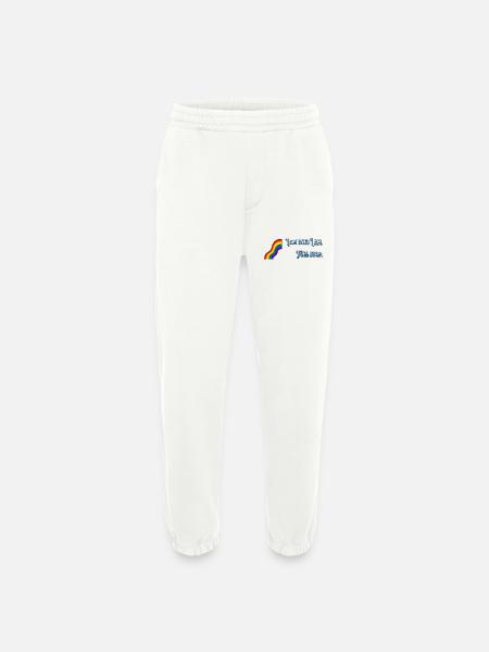 I am what I am - Heavyweight Jogging Pants - made by SPREAD - OFF WHITE