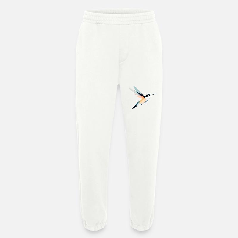 Farbenfroher Kolibri - Heavyweight Jogginghose - made by SPREAD  - OFF WHITE