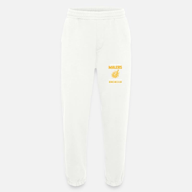 Master Painter Journeyman Painter - Heavyweight Jogging Pants - made by SPREAD  - OFF WHITE