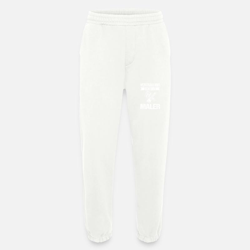 Master Painter Journeyman Painter - Heavyweight Jogging Pants - made by SPREAD  - OFF WHITE