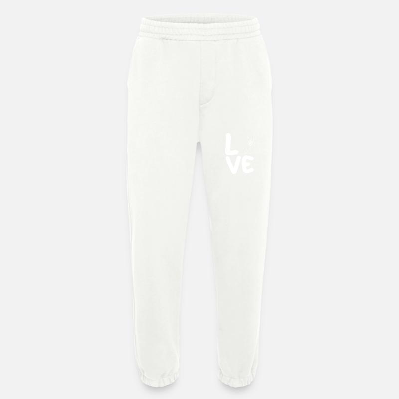 Border Collie - Heavyweight Jogging Pants - made by SPREAD  - OFF WHITE