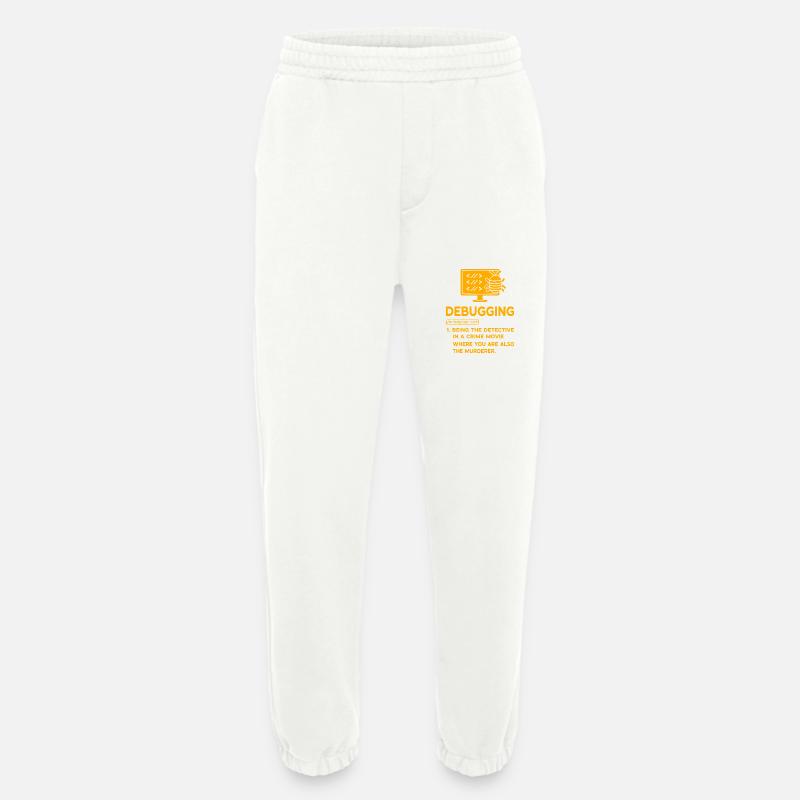Debugging - Heavyweight Jogging Pants - made by SPREAD  - OFF WHITE
