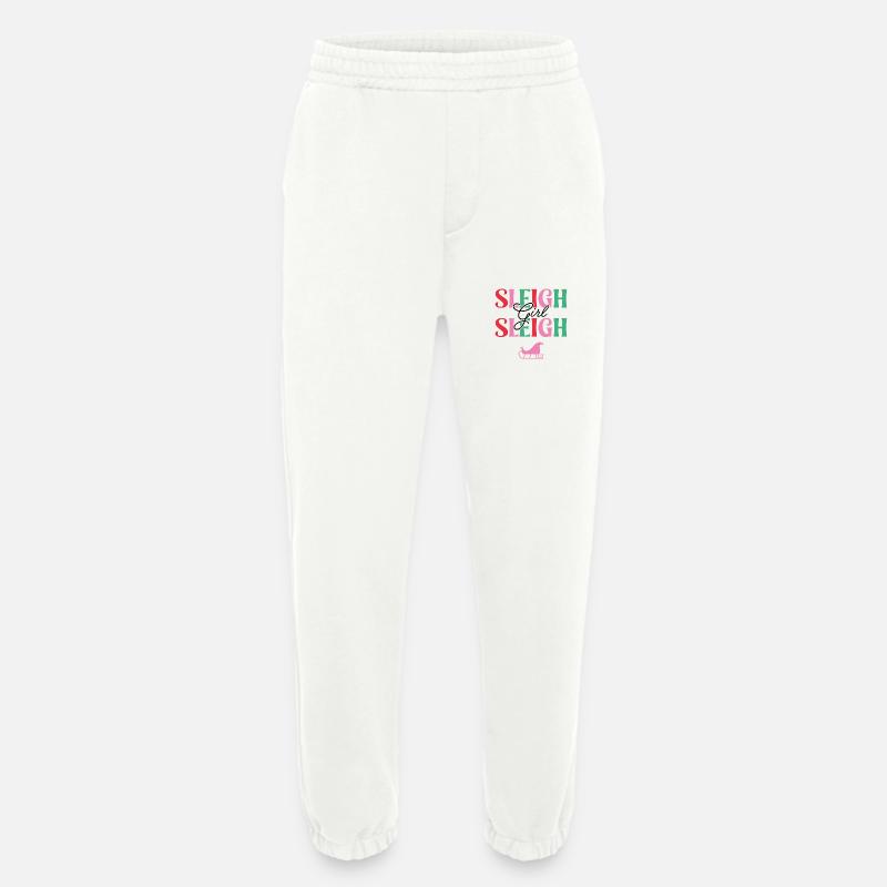 Schlitten Mädchen Schlitten - Heavyweight Jogginghose - made by SPREAD  - OFF WHITE