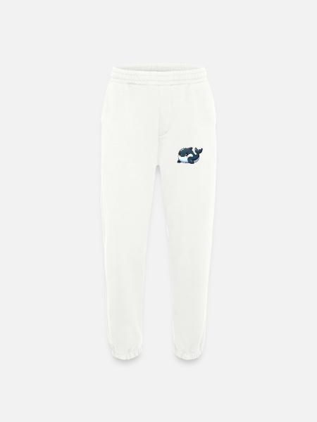 killer whale - Heavyweight Jogging Pants - made by SPREAD - OFF WHITE