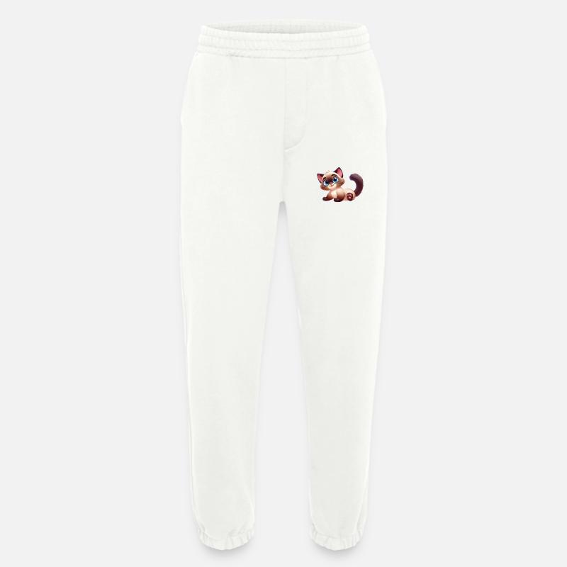 Siamesisch 14 - Heavyweight Jogginghose - made by SPREAD  - OFF WHITE