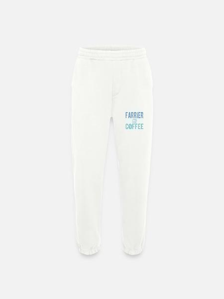 Instant Farrier Just Add Coffee - Heavyweight Jogging Pants - made by SPREAD - OFF WHITE