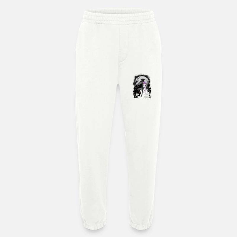mystisch Schwan Märchen Märchenfigur Raben - Heavyweight Jogginghose - made by SPREAD  - OFF WHITE