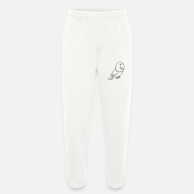 papagei - Heavyweight Jogginghose - made by SPREAD  - OFF WHITE