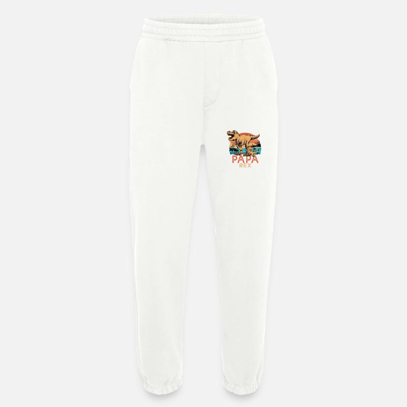 Geschenk dad t rex - Heavyweight Jogginghose - made by SPREAD  - OFF WHITE