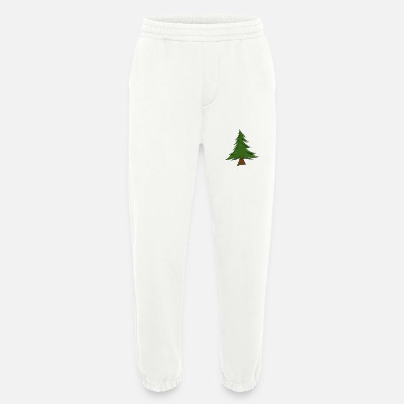 Tanne | Tannenbaum | Pine Tree - Heavyweight Jogginghose - made by SPREAD - OFF WHITE
