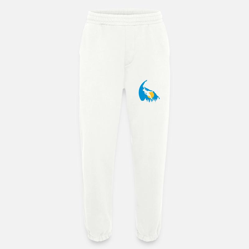 Bäume Sonne Klettern Silhouette - Heavyweight Jogginghose - made by SPREAD - OFF WHITE